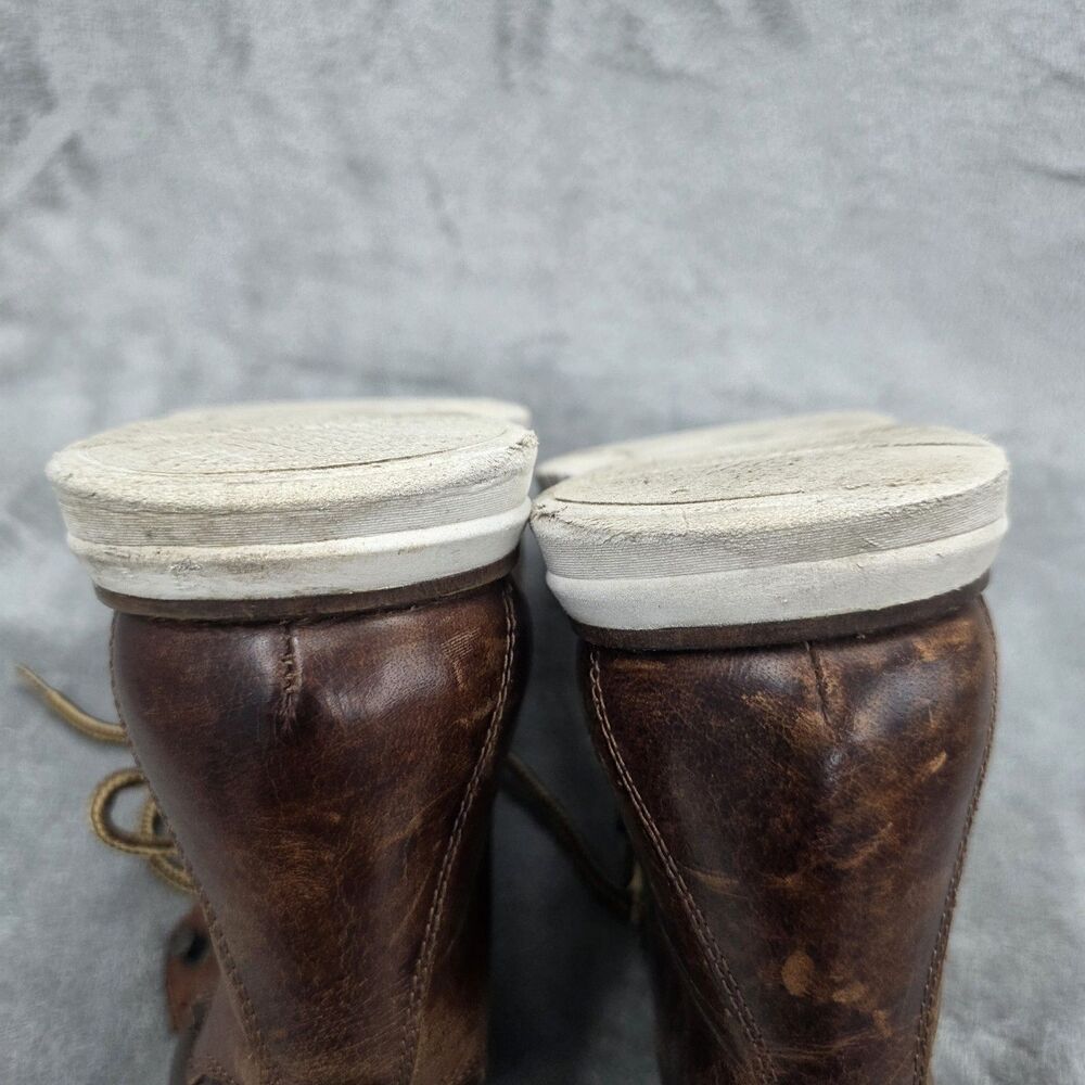 Four Brothers Brown Leather Alpine Hiking Boots Men's Size L0.5 View 4